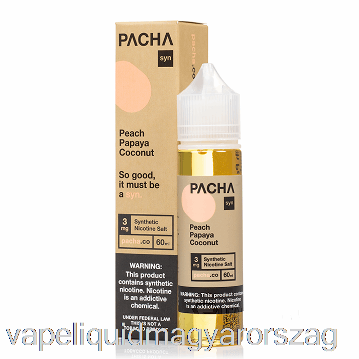 Barack Papaya Kókuszkrém - Pachamama - 60ml 6mg Vape Pen